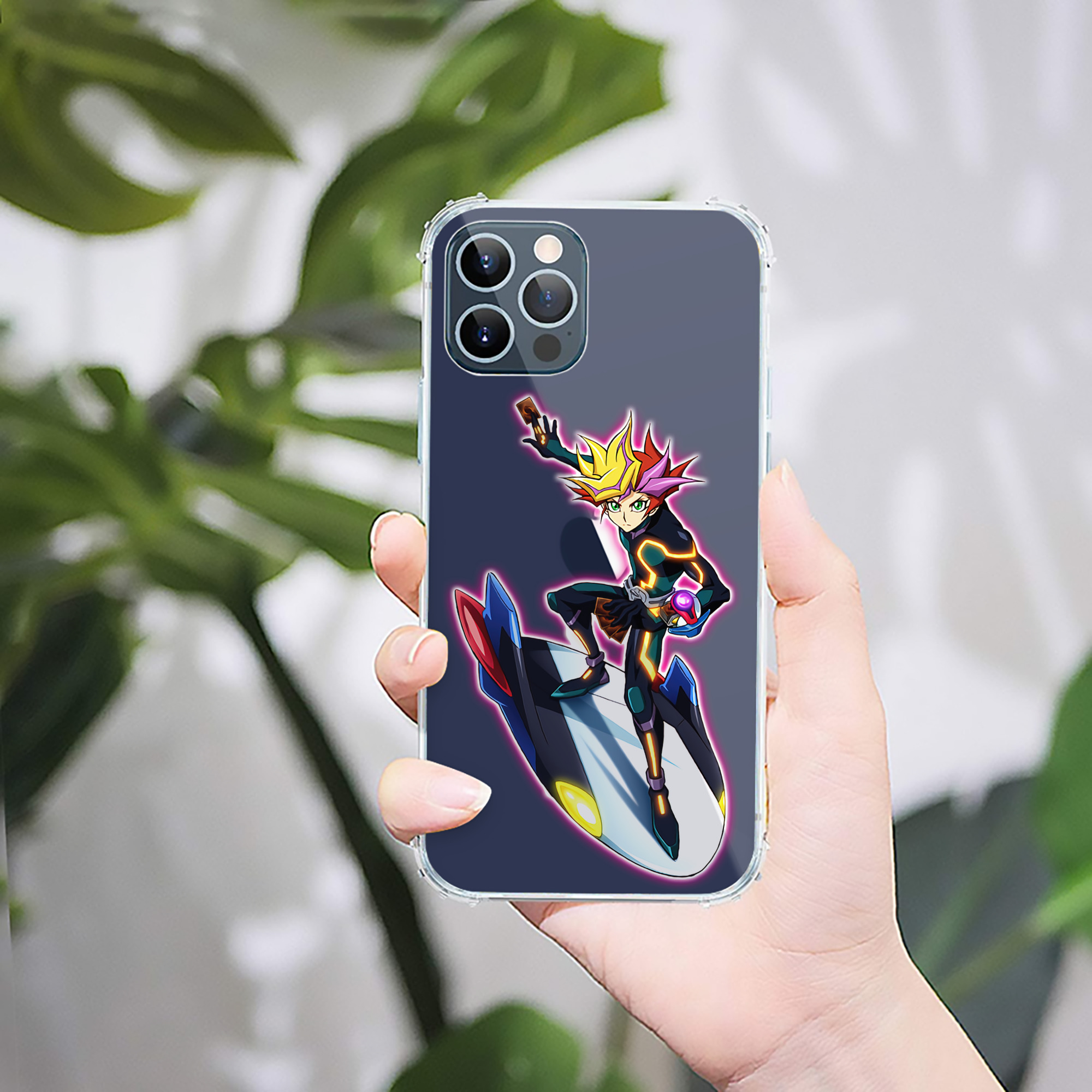（画像用） 遊☆戯☆王 Yu-Gi-Oh! 【iPhone 12シリーズ対応】透明スマホケース（クリアソフトケース）